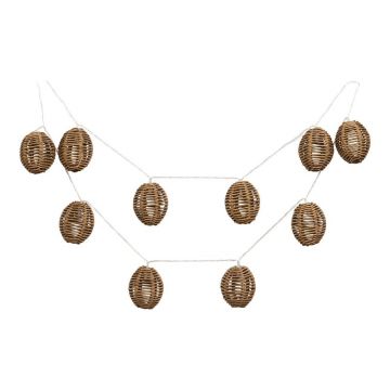 GhirlandÄluminoasÄLED numÄu0083r becuri 10 buc. cu baterii lungime 180 cm Carlisle âu0080House Nordic