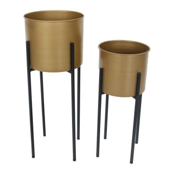 Ghivece 2 buc. din metal ø 24 cm Dempo – Garden Pleasure