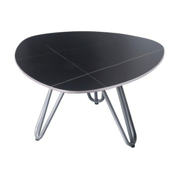 Masă auxiliară de grădină cu blat din piatră 68x67,5 cm Alina – Garden Pleasure