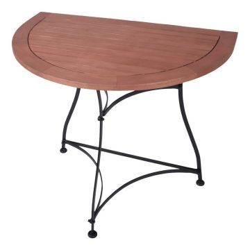 Masă auxiliară de grădină din lemn de eucalipt 54x85 cm Wien – Garden Pleasure