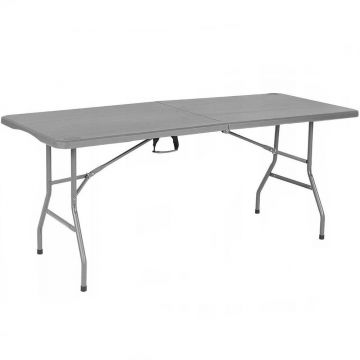 Masa dreptunghiulara pliabila multifunctionala, 180x70x74cm, gri