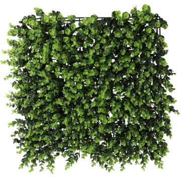 Panou decorativ artificial 50x50 cm, montare pe perete sau gard, buxus, interior exterior