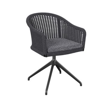 Scaun De Grădină in metal, textil antracit