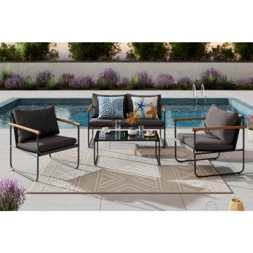 Set Lounge 4 piese  125/75/76 cm