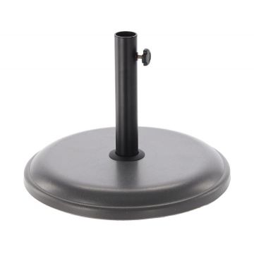 Suport baza pentru umbrele de gradina, din beton, 45 cm diametru, 16kg, gri