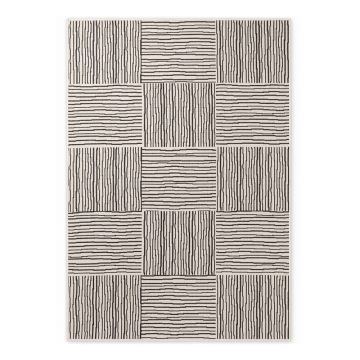 Covor pentru exterior Èu0099i interior negru/crem 160x230 cm Haringey Nightingale âu0080Ted Baker