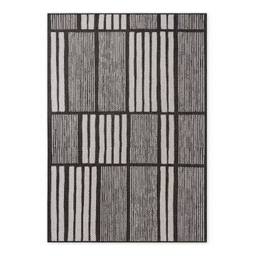 Covor pentru exterior Èi interior negru/crem 200x300 cm Haringey Allington âTed Baker