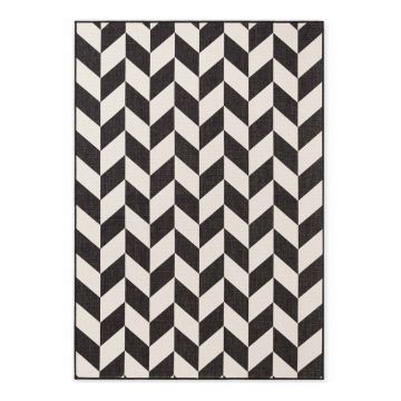 Covor pentru exterior Èi interior negru/crem 200x300 cm Haringey Terrick âTed Baker