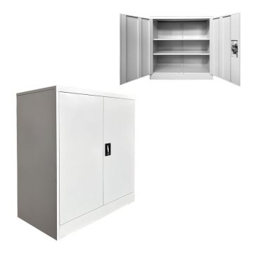 Dulap Metalic depozitare exterior/interior Armon, gri deschis, 90x45x90 cm