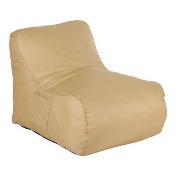 Fotoliu puf bean bag Belogan, bej, 73x94x65 cm
