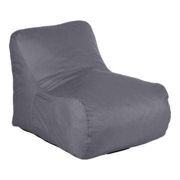 Fotoliu puf bean bag Belogan, gri antracit, 73x94x65 cm