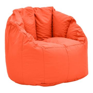 Fotoliu puf bean bag Kerlon, portocaliu, 80x80x65 cm