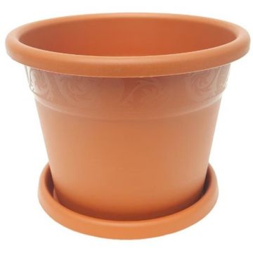 Ghiveci cu Tava, Nr. 6, Sterk Plast