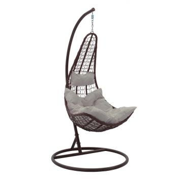 Leagăn de Gradina Model Soleil, Maro/Bej, 103x83x200 cm