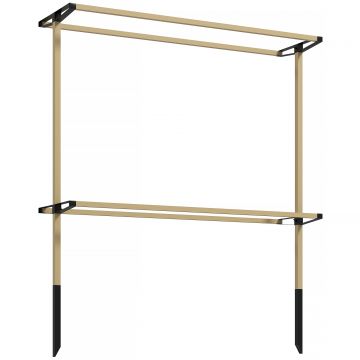 Outsunny Spalier metalic flexibil pentru fructe de pădure: zmeură, mure & afine – spalier extensibil | Aosom Romania