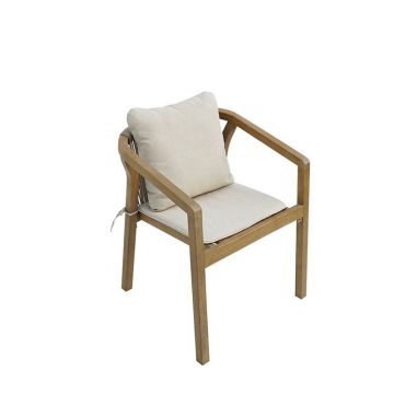 Scaun de Gradina Malibu II, bej, 58x63x74 cm