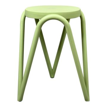 Scaun de Gradina Serzona, verde deschis, 27x27x45.5 cm