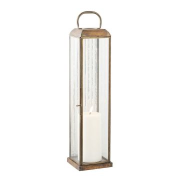 Felinar din metal/din sticlÄ(Ã®nÄu0083lÈu009Bime 49 cm) Herslev âu0080House Nordic