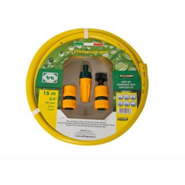 Furtun pentru Apa cu Accesorii, Dimensiune 3/4 Inch, Lungime 15 m, Jolly