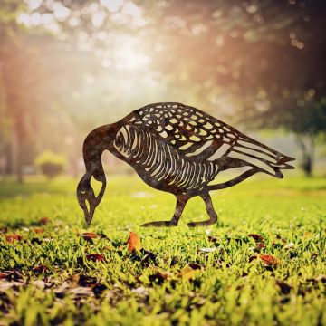 Obiect decorativ de grădină, Goose -A 02, 44x50 cm, Multicolor