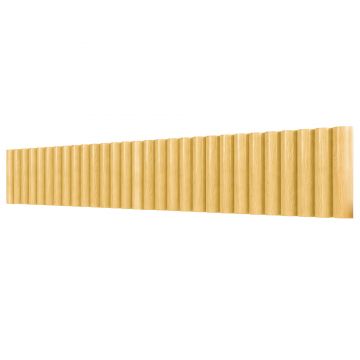 Outsunny Gard de grădină Gard din lemn 176 cm x 30 cm Panouri de gard Gard pentru câini pentru grădină straturi de flori Barieră pentru animale | Aosom Romania
