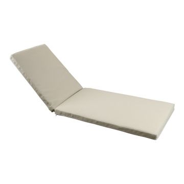 Pernă Șezlong Vertian, bej, 58x194x7 cm