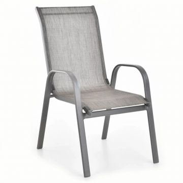 Scaun Gradina Hecht Sofia Chair, Aluminiu si Textilena, Rezistent
