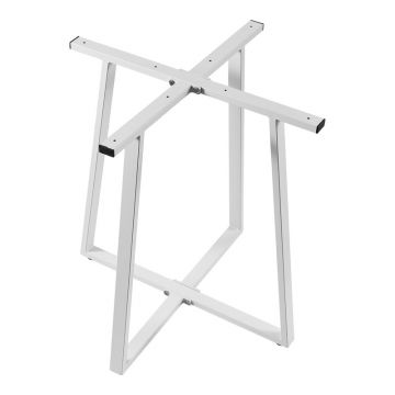 Suport blat masa, Mulbe, Alb, 70x70x73 cm