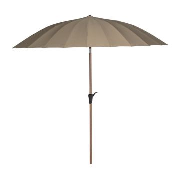 UmbrelÄde soare verde/bej Ã¸ 280 cm Monica âu0080WOOOD