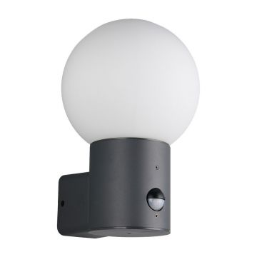 Corp de iluminat pentru exterior de perete cu senzor de miÈu0099care Ã¸ 18 cm Mures âu0080Trio