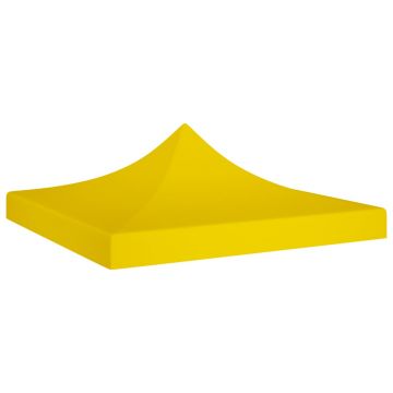 vidaXL Acoperiș pentru cort de petrecere, galben, 3 x 3 m, 270 g/m²