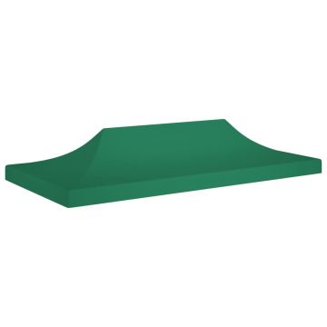 vidaXL Acoperiș pentru cort de petrecere, verde, 6 x 3 m, 270 g/m²