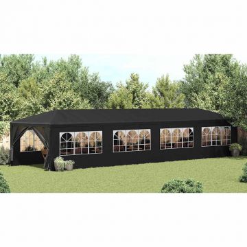 vidaXL Cort de petrecere, antracit, 3 x 12 m