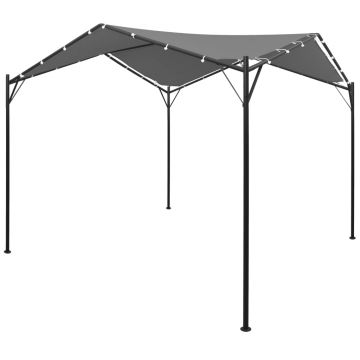 vidaXL Pavilion, antracit, 4 x 4 m