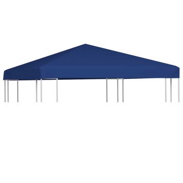 vidaXL Acoperiș de pavilion, 310 g/m², albastru, 3 x 3 m