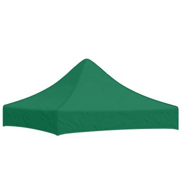 vidaXL Acoperiș pentru cort de petrecere, verde, 2 x 2 m, 270 g/m²