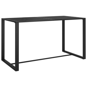 vidaXL Set mobilier de grădină cu perne, 5 piese, antracit, aluminiu