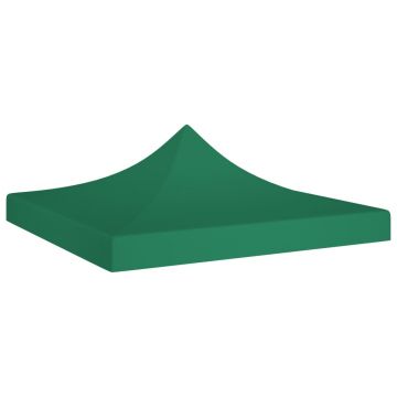 vidaXL Acoperiș pentru cort de petrecere, verde, 3 x 3 m, 270 g/m²