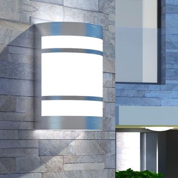 vidaXL Corp de iluminat exterior de perete, oțel inoxidabil