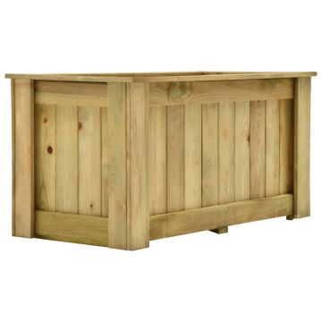 vidaXL Jardinieră înaltă, 100 x 50 x 50 cm, lemn de pin tratat