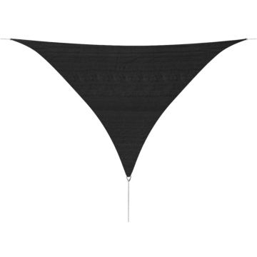 vidaXL Pânză parasolar din HDPE triunghiulară 3,6x3,6x3,6 m, antracit