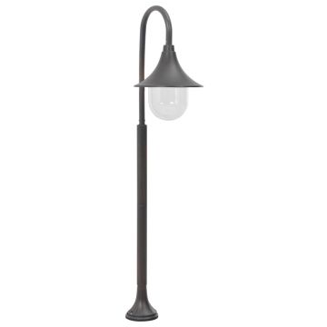 vidaXL Stâlp de iluminat pentru grădină, bronz, 120 cm, aluminiu, E27