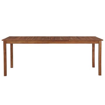 vidaXL Masă de grădină, 200x100x74 cm, lemn masiv de acacia