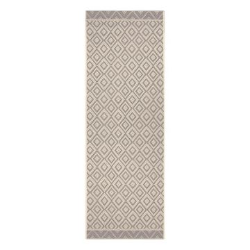 Covor lung pentru exterior Ragami Porto, 70x200 cm, bej - gri
