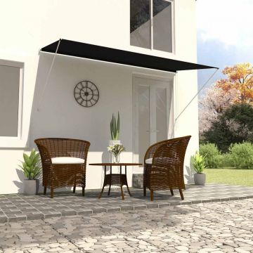 vidaXL Copertină retractabilă, antracit, 300 x 150 cm