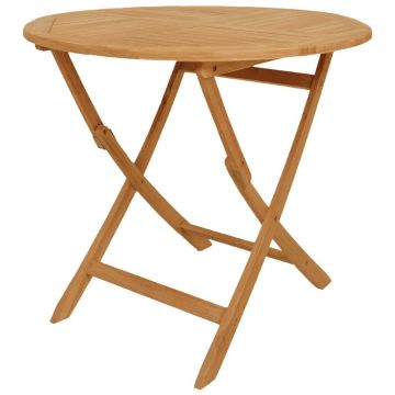 vidaXL Set mobilier grădină, 5 piese, lemn masiv de tec