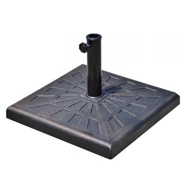 Outsunny Baza pentru Umbrela de Soare Diametru 3,8-4,8cm Greutate 16Kg de Gradina 