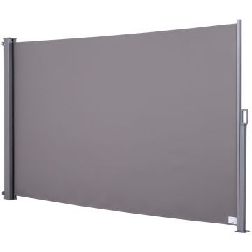 Copertina de Soare Laterala Outsunny, Tip Rulou (3x1.6m), Aluminiu si Poliester | Aosom Romania