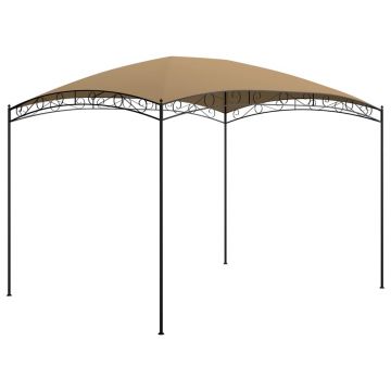 vidaXL Pavilion, gri taupe, 3x4x2,65 m, 180 g/m²