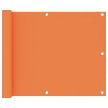 vidaXL Prelată balcon portocaliu 75x300 cm țesătură Oxford